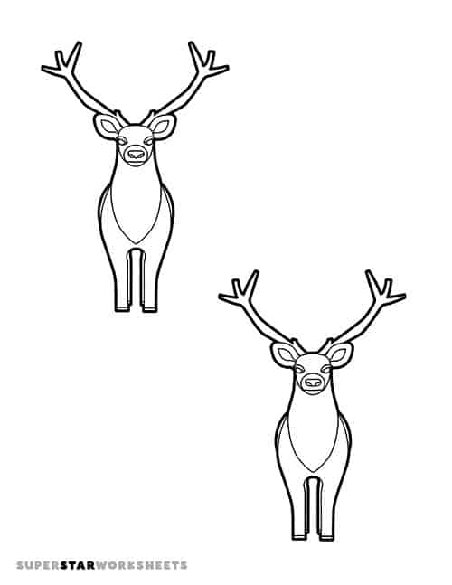 Reindeer template