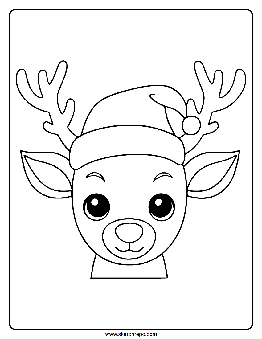 Reindeer coloring pages â sketch repo