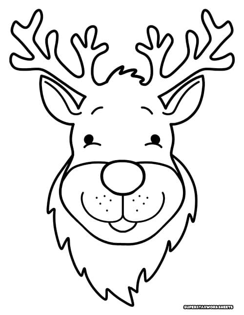 Reindeer template