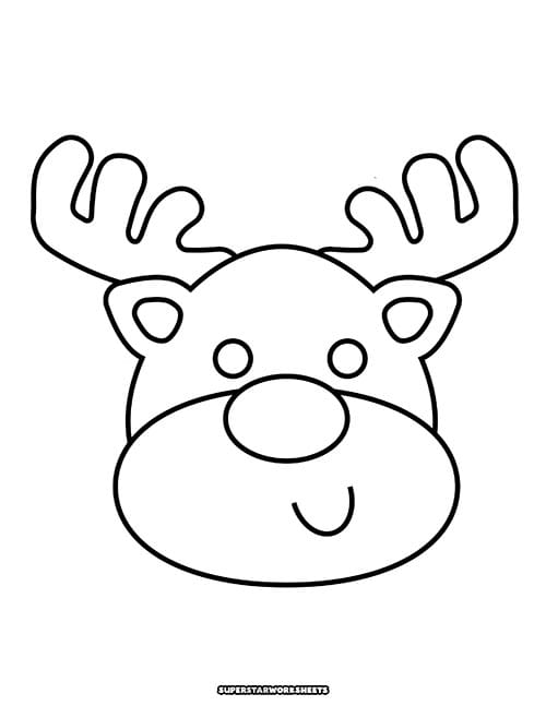 Reindeer template