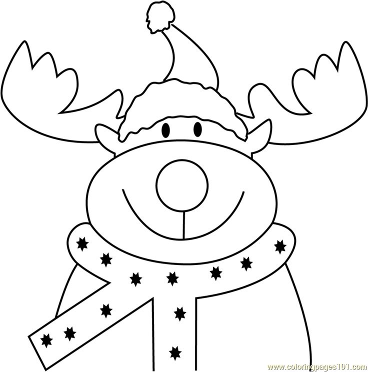 Reindeer face coloring page christmas deer pictures to color christmas coloriâ merry christmas coloring pages reindeer face printable christmas coloring pages
