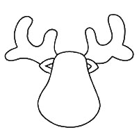 Reindeer template