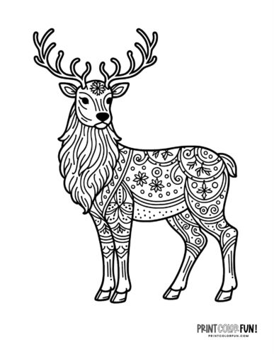 Adorable rudolph coloring pages other reindeer clipart to light up learning at