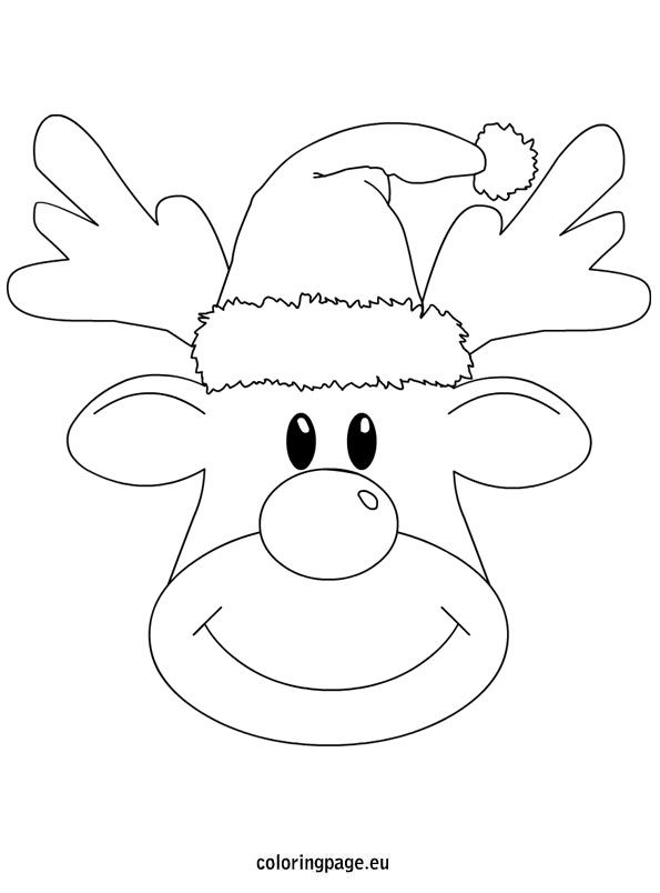 Reindeer christmas printable coloring page christmas drawing christmas origami christmas coloring pages