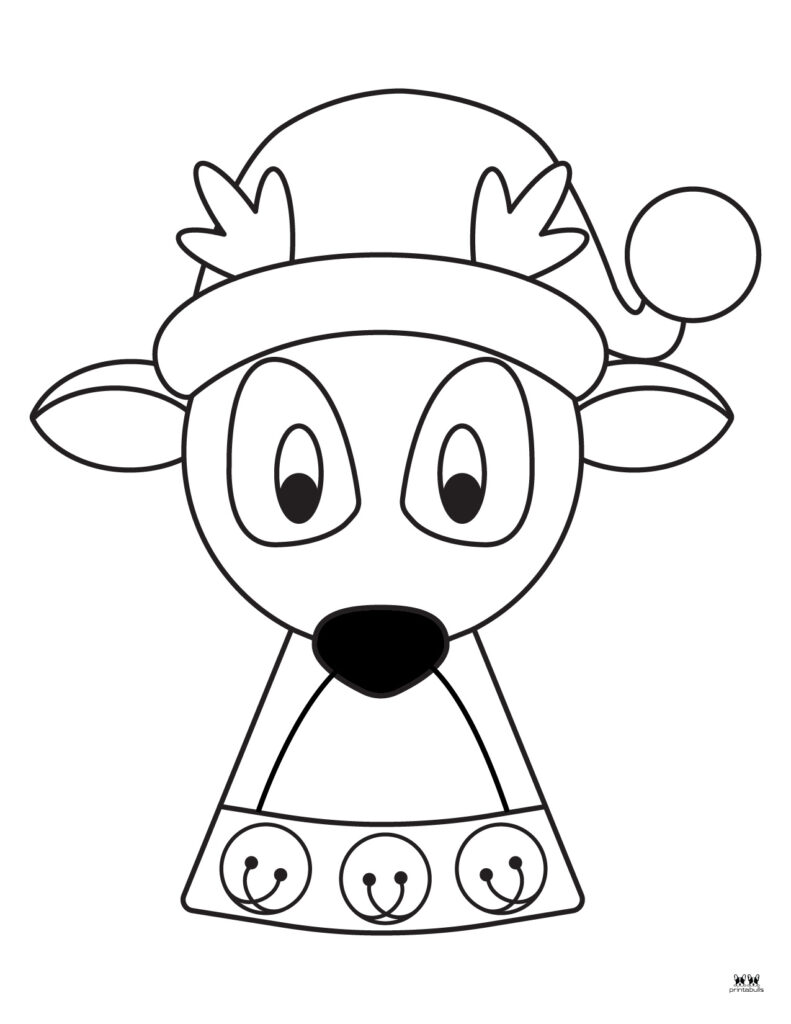 Reindeer coloring pages