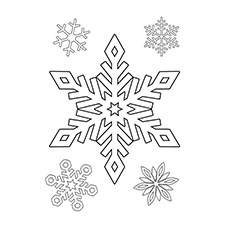 Top snowflake coloring pages for your little ones