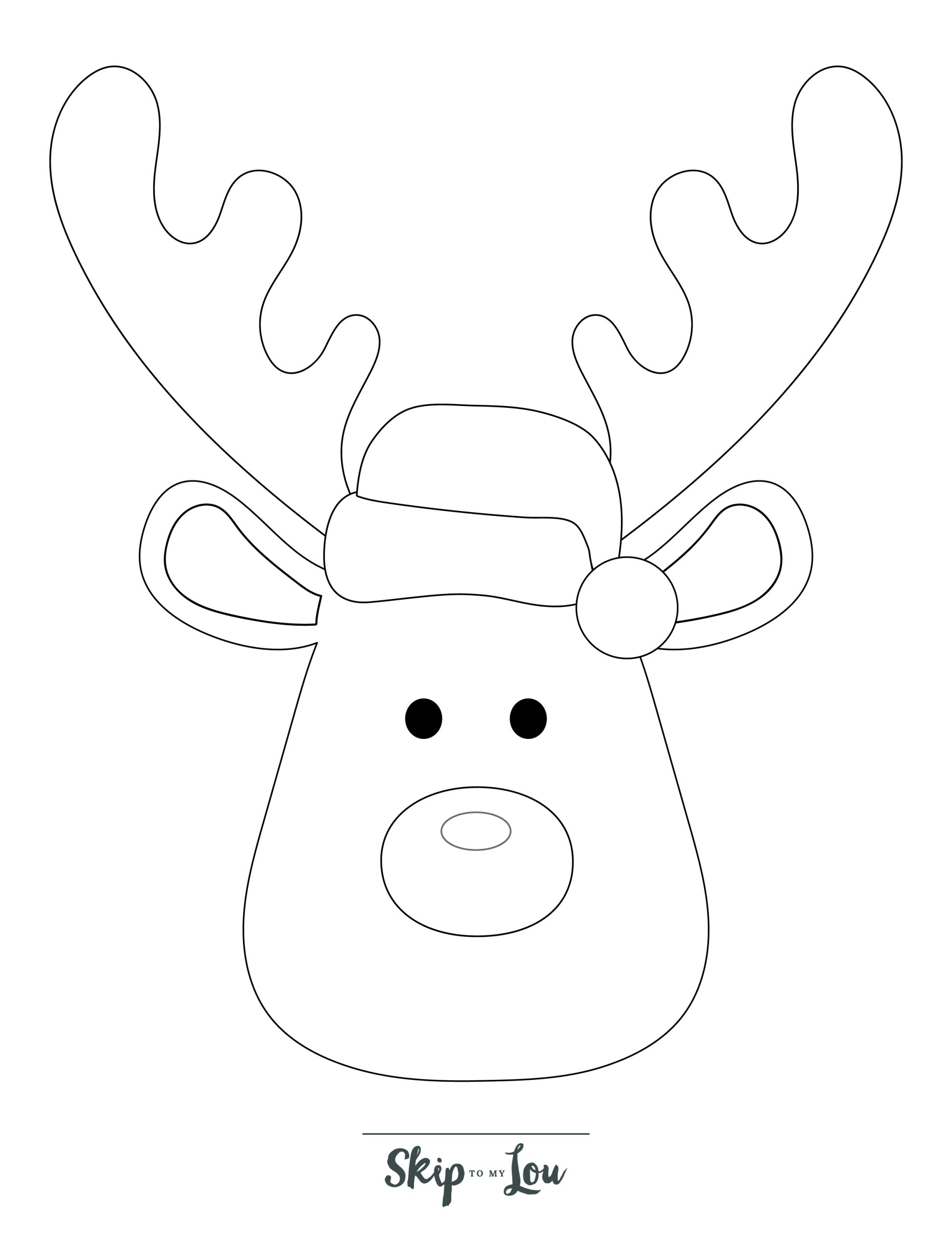 Reindeer coloring pages