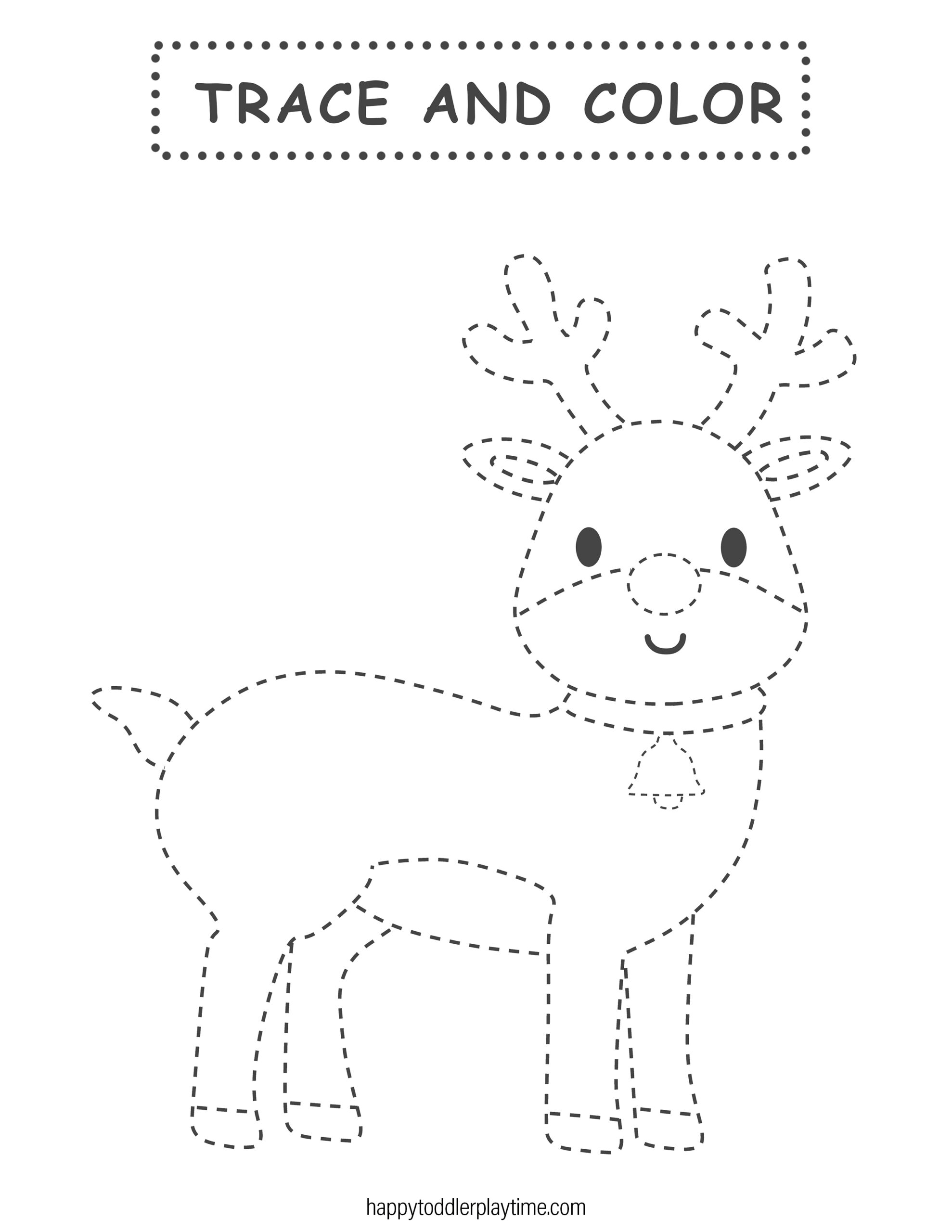 Free printable christmas reindeer coloring pages dash into holiday fun