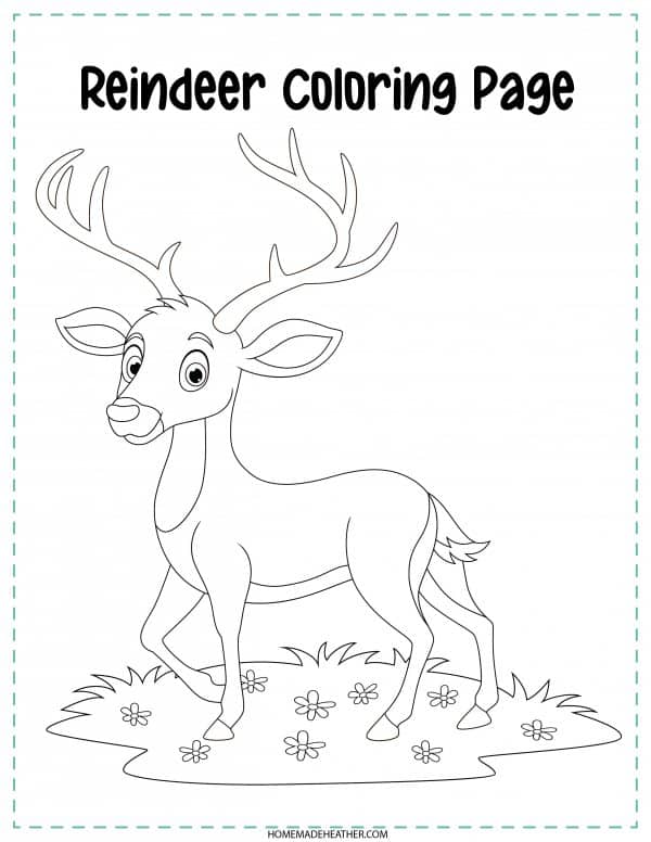 Free reindeer activity printables homemade heather