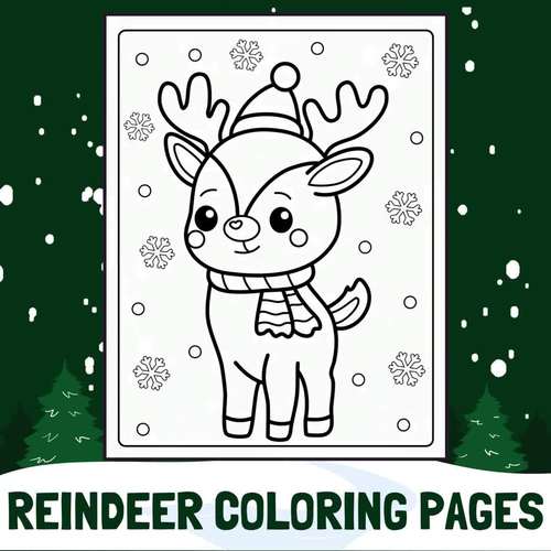 Reindeer coloring pages winter coloring pages winter coloring sheets