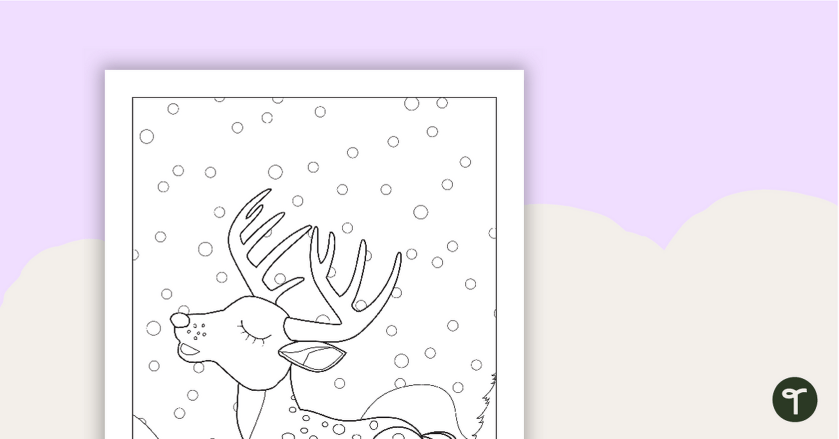 Christmas colouring in