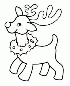 Christmas santas reindeer coloring pages crafts and worksheets for preschooltoddler and kindergarten