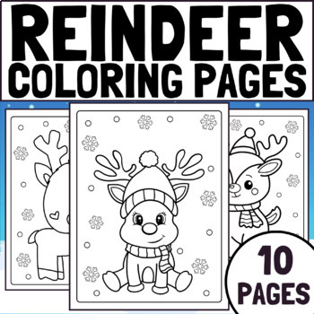 Reindeer coloring pages winter coloring pages winter coloring sheets