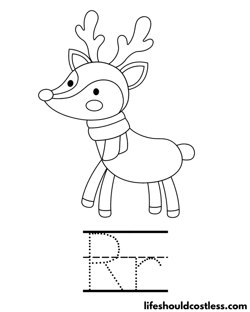 Rudolph coloring pages free printable pdf templates