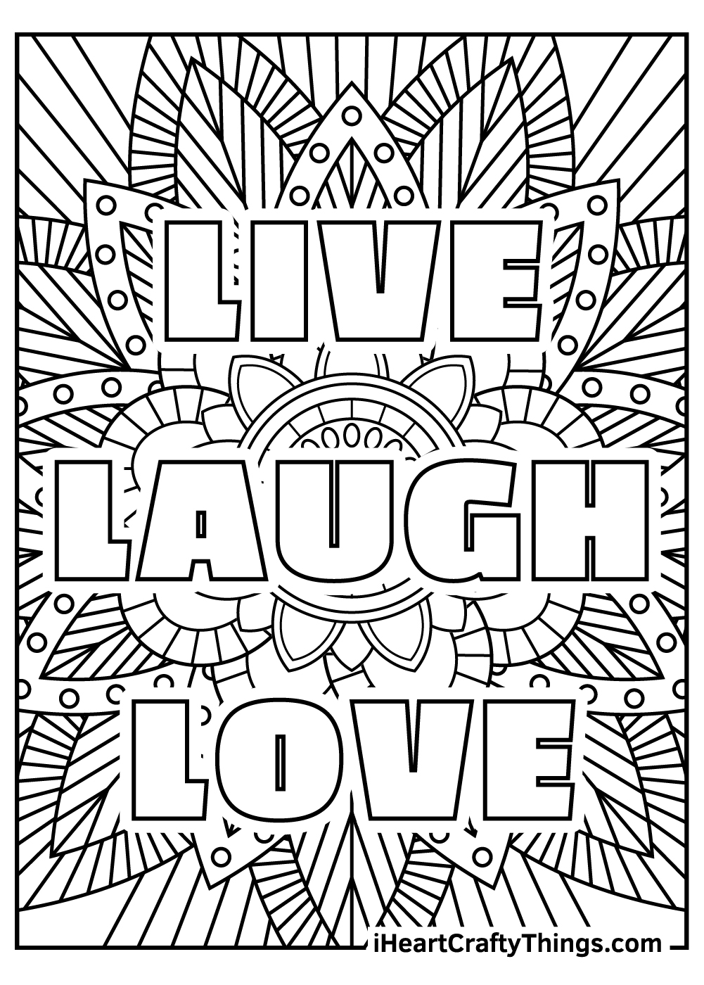 Stress relief coloring pages free printables