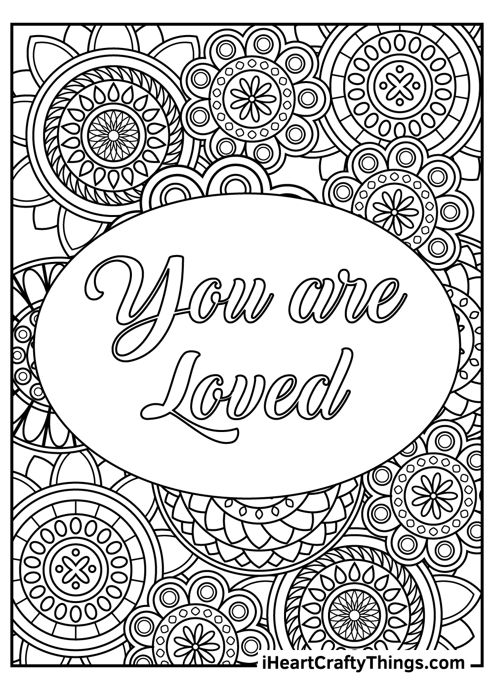 Stress relief coloring pages free printables