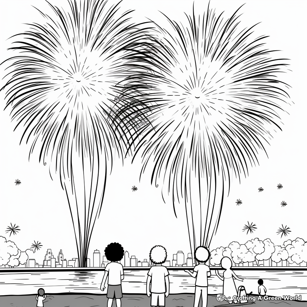 Fourth of july coloring pages