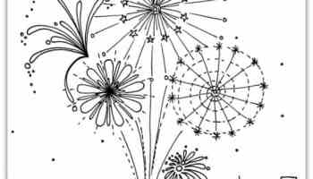 Patriotic coloring book for the th of july