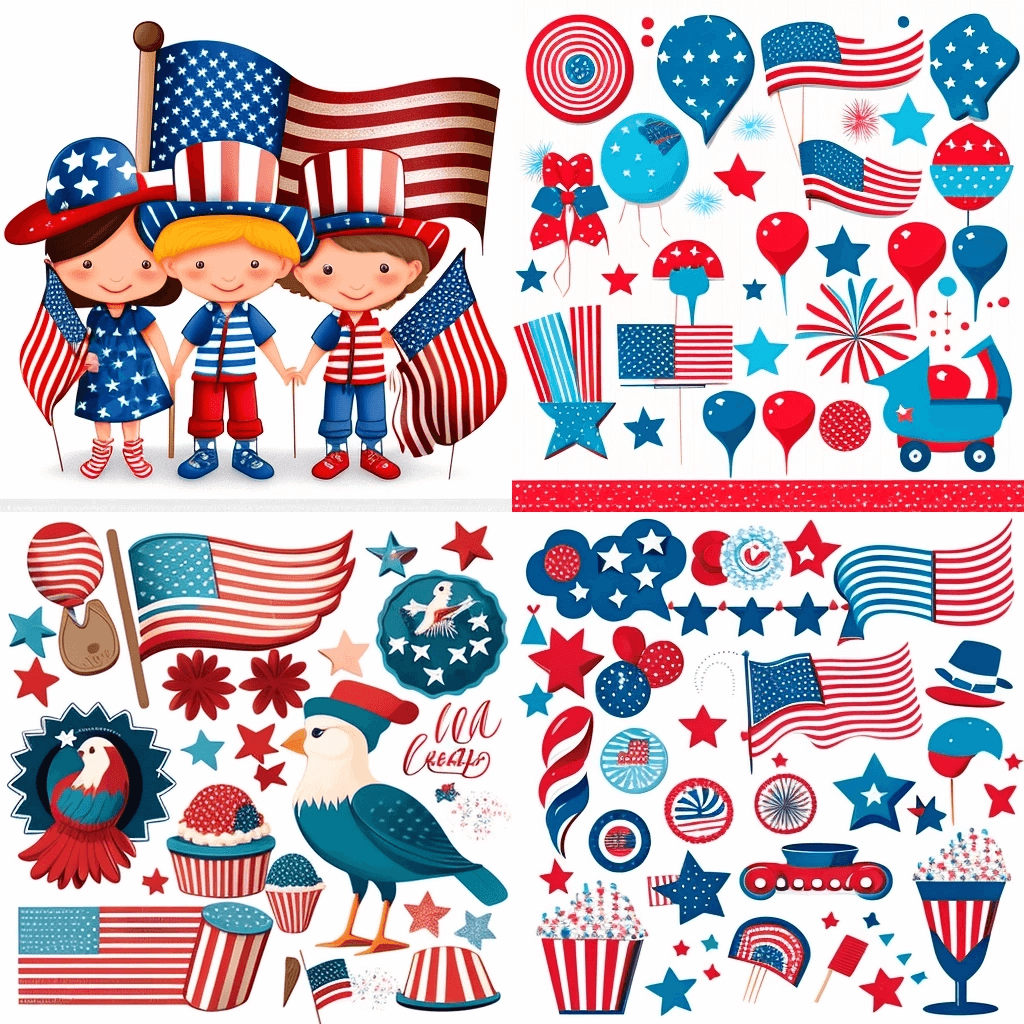 Free th of july clipart â