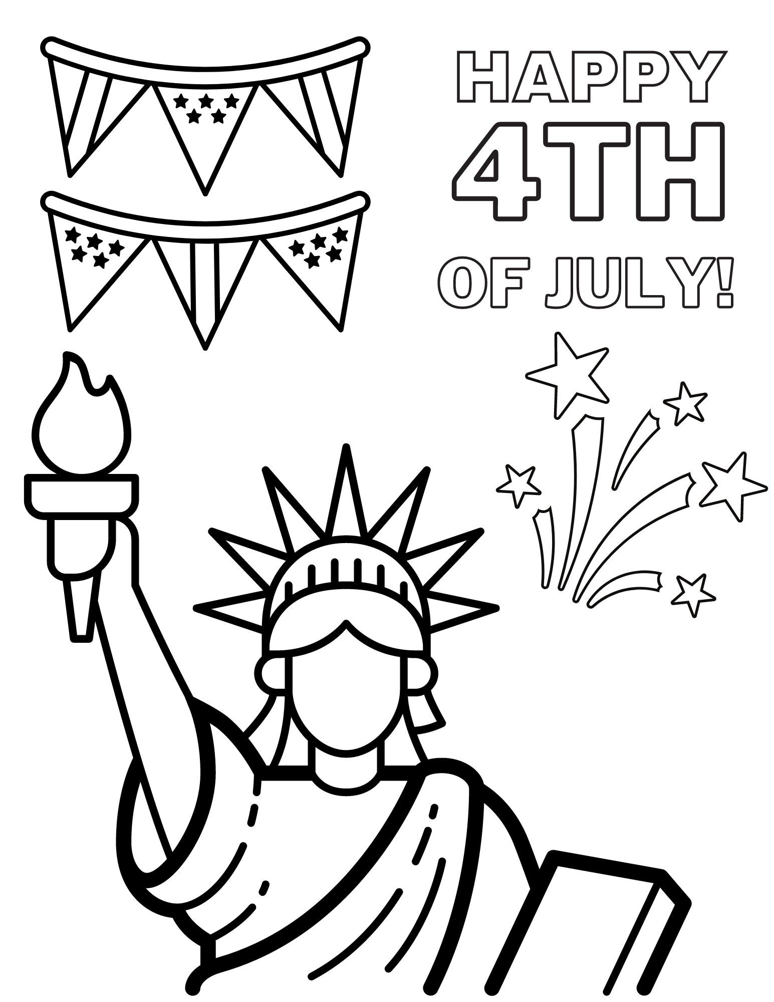 Th of july coloring page th of july printables th of july sheets th of july coloring book july th coloring independence day pdf