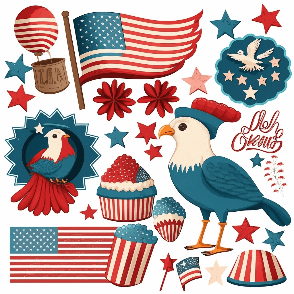 Free th of july clipart â