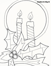 Christmas coloring pages