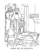 Christmas bible the christmas story coloring pages bible