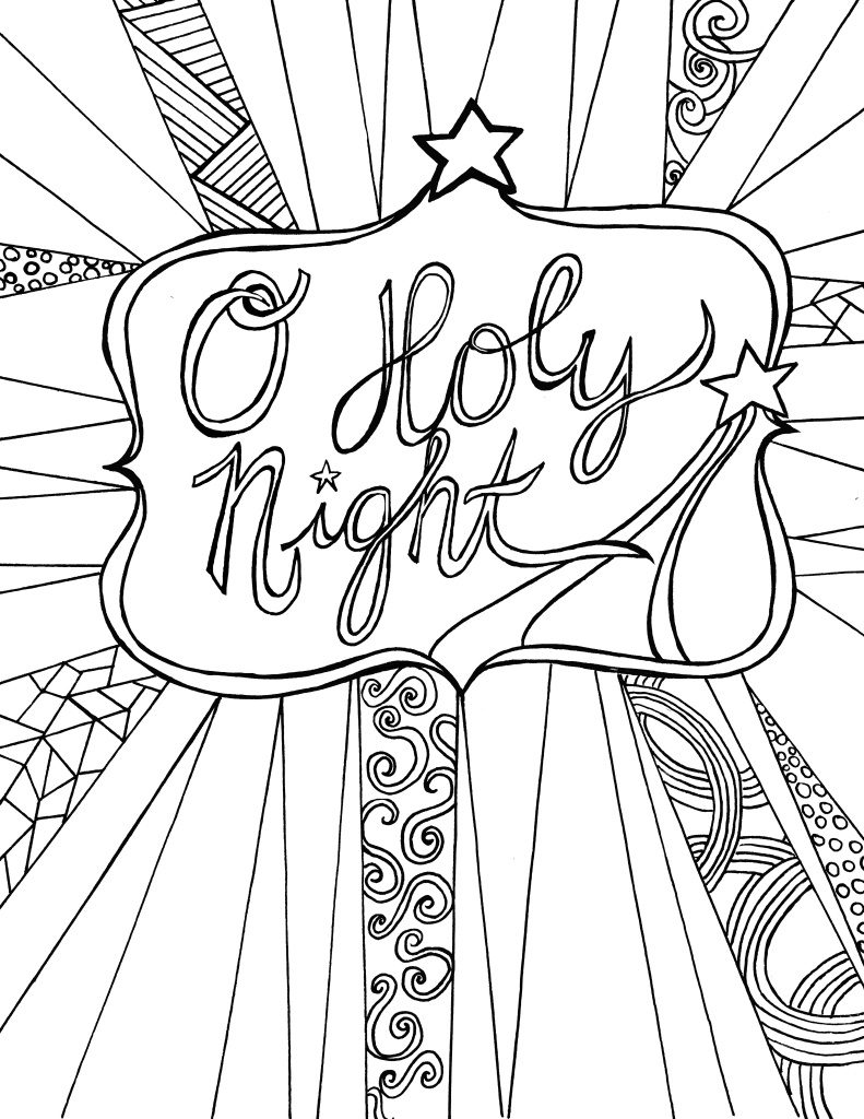 Christmas coloring pages