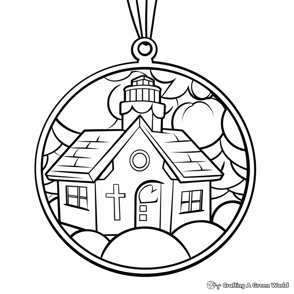 Christian christmas coloring pages