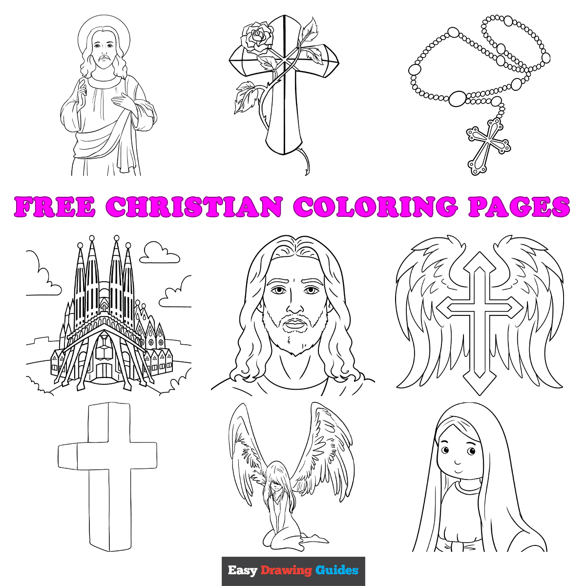 Free printable christian coloring pages for kids