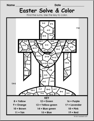 Easter coloring page