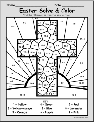 Easter coloring page