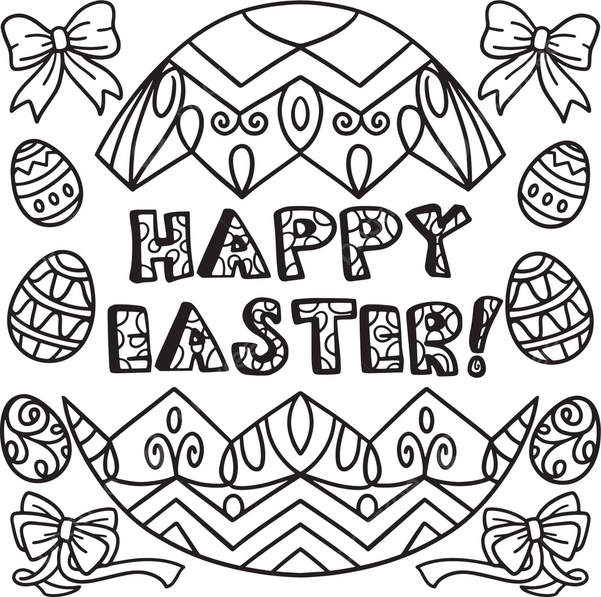 Happy easter coloring page for kids colouring page colouring jesus christ vector jesus drawing ring drawing kid drawing png and vector with transparent background for free download