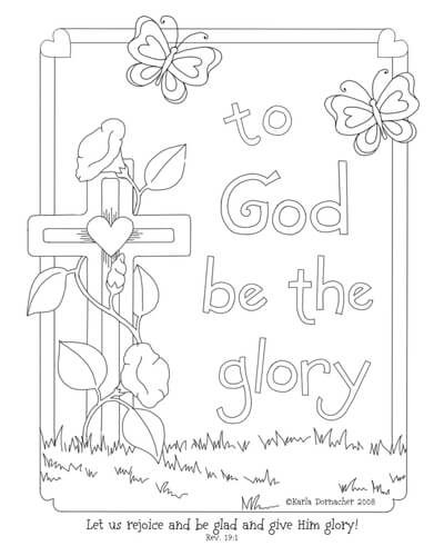 Free easter coloring pages for kids