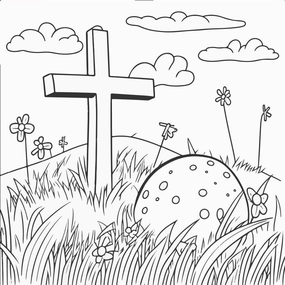 Kids jesus coloring page child easter coloring page toddler religious coloring page catholic kids coloring page