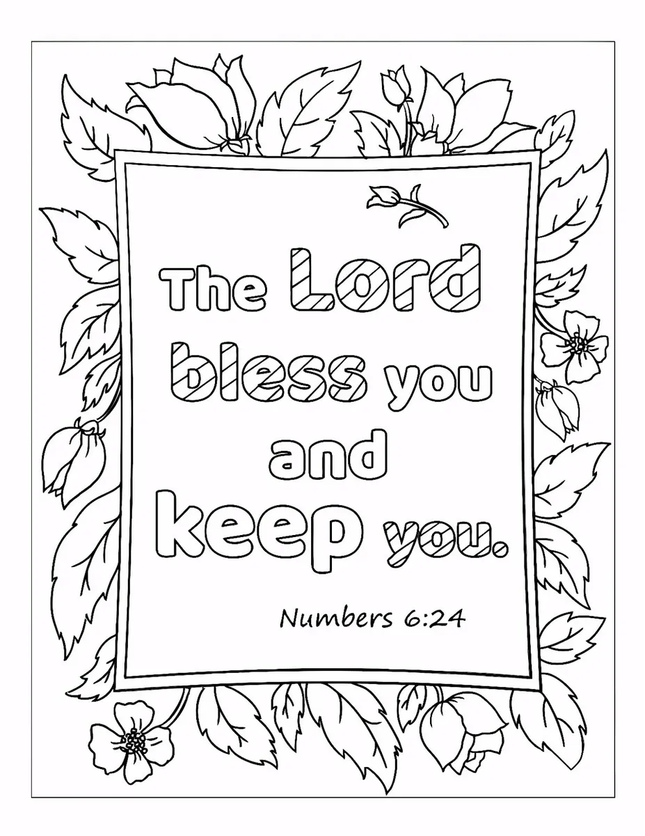 Bible verses coloring book coloring pages for all ages word of god religion