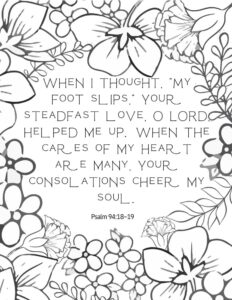 Free christian coloring pages for adults printable bible verses