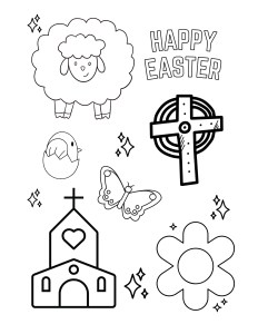 Free printable easter coloring pages