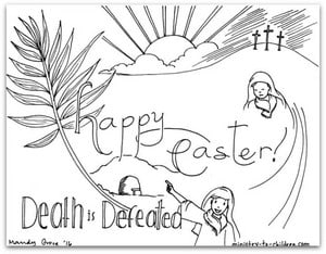 Easter coloring pages religious free printables for kids