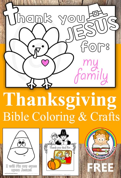 Thanksgiving bible coloring pages