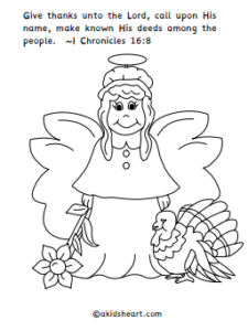 Free thanksgiving coloring pages for sunday school