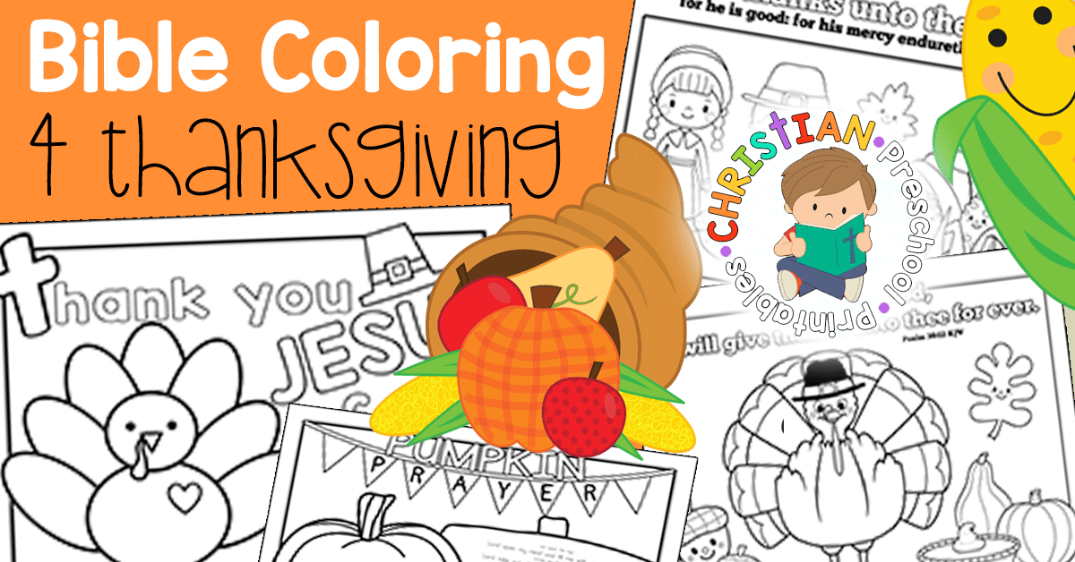 Thanksgiving bible coloring pages