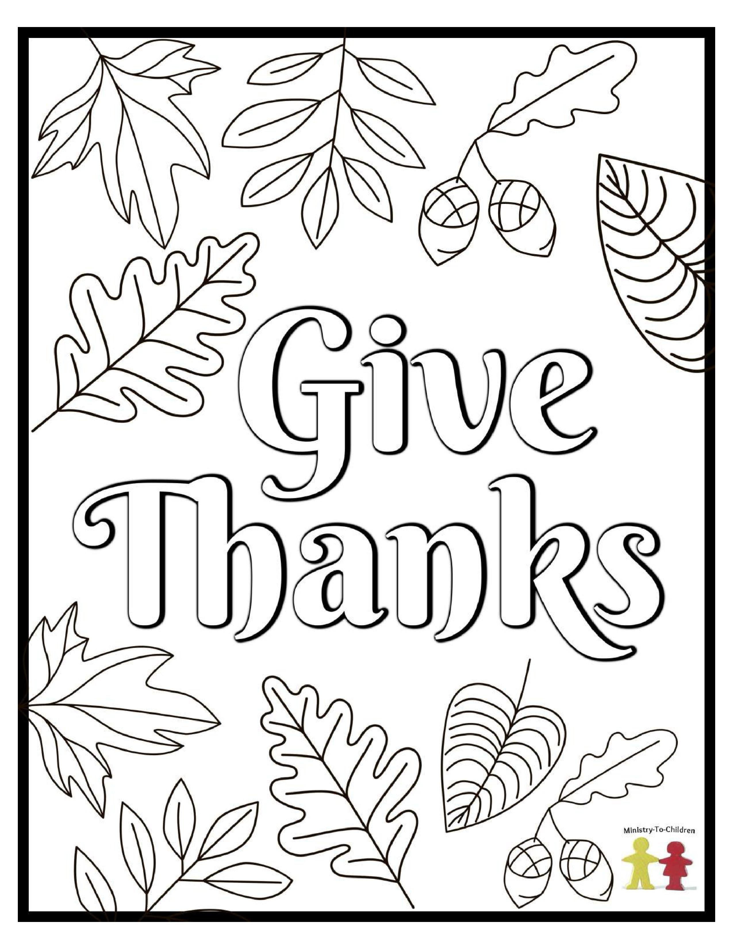 Thanksgiving coloring pages free printable for kids