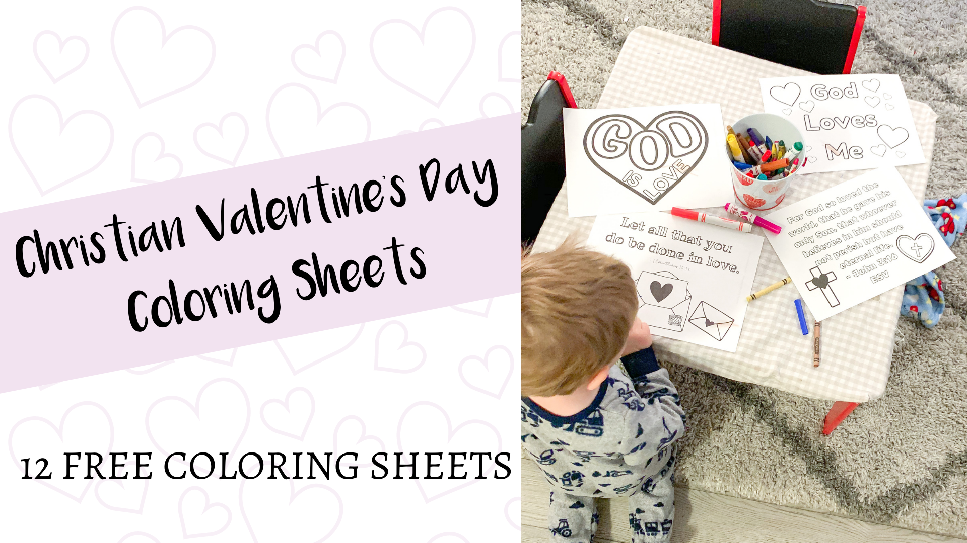 Christian valentine coloring sheets our faith filled home