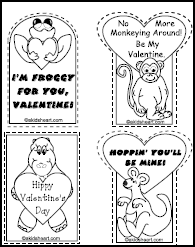 Valentines coloring pages