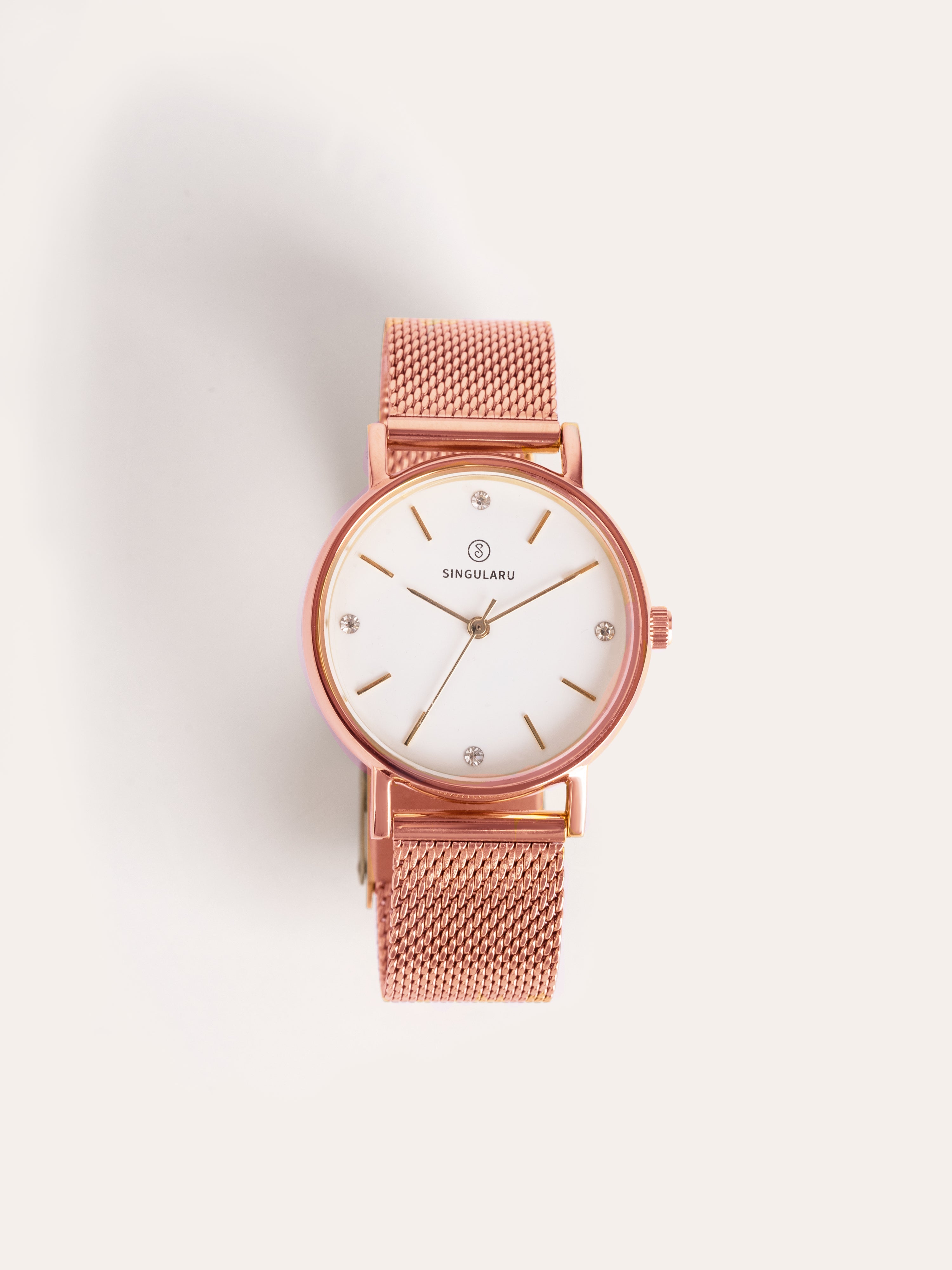 Iconic rose gold watch