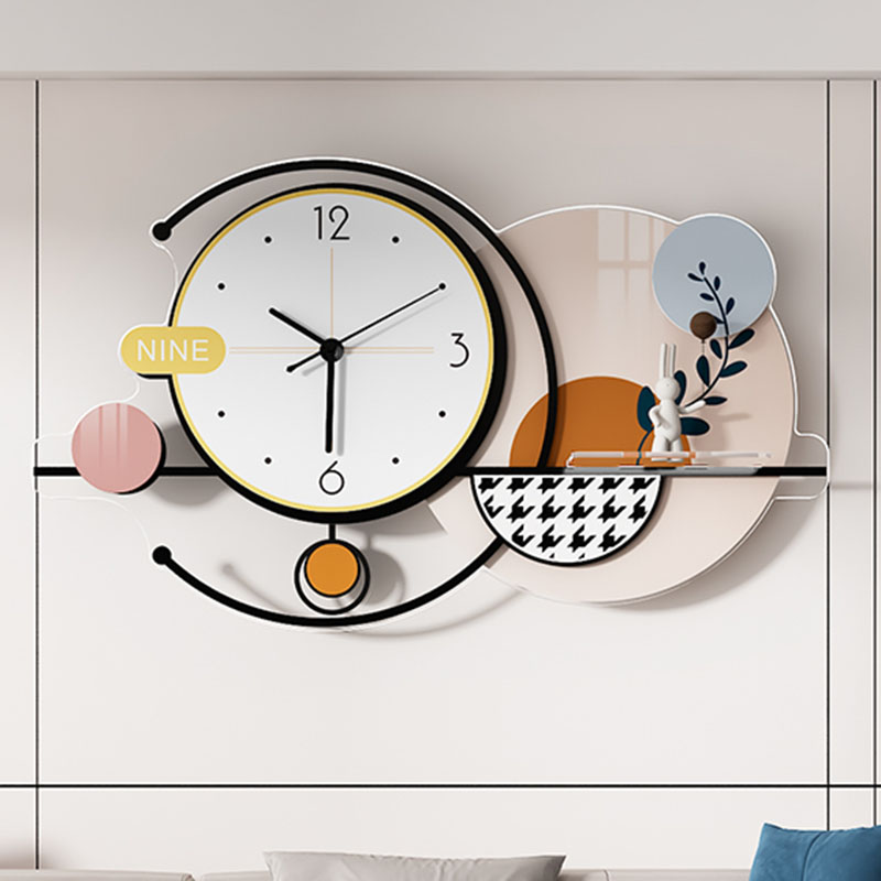 Luminous wall clock modern design silent minimalist large wall clocks battery operated reloj de pared para sala decorating items