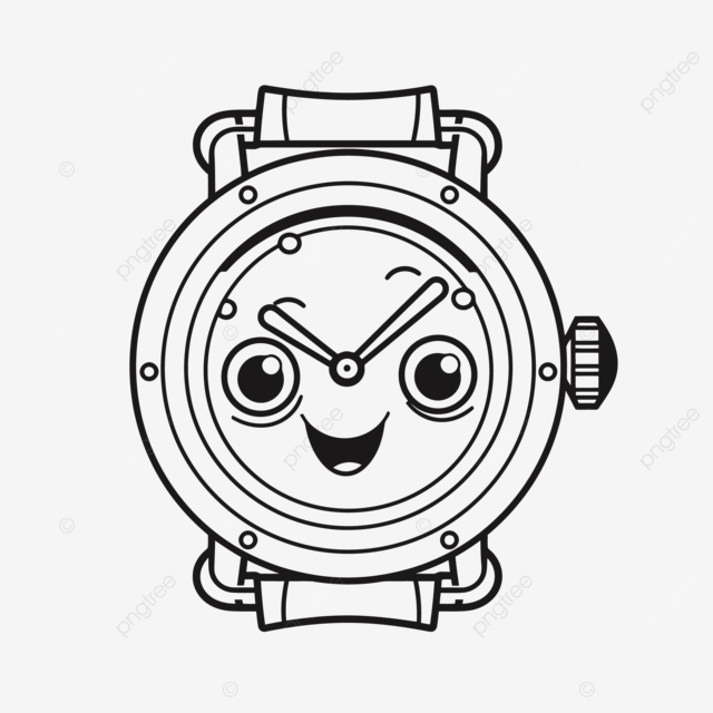 Dibujo de los pãcaros el reloj para colorear pãgina quema boceto vector png dibujos dibujo de ala ver dibujo dibujo de anillo png y vector para dcargar gratis