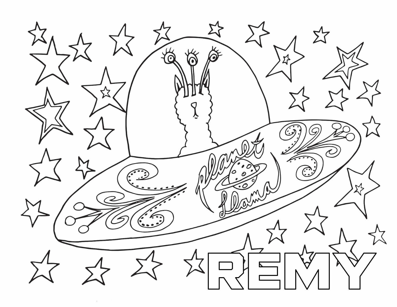 Remy free printable coloring pages â stevie doodles