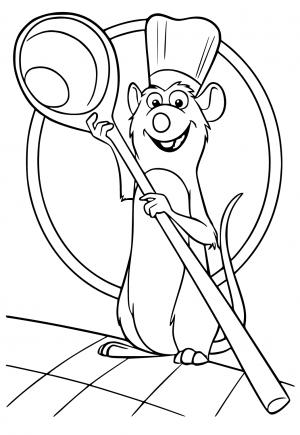 Free printable ratatouille coloring pages for adults and kids